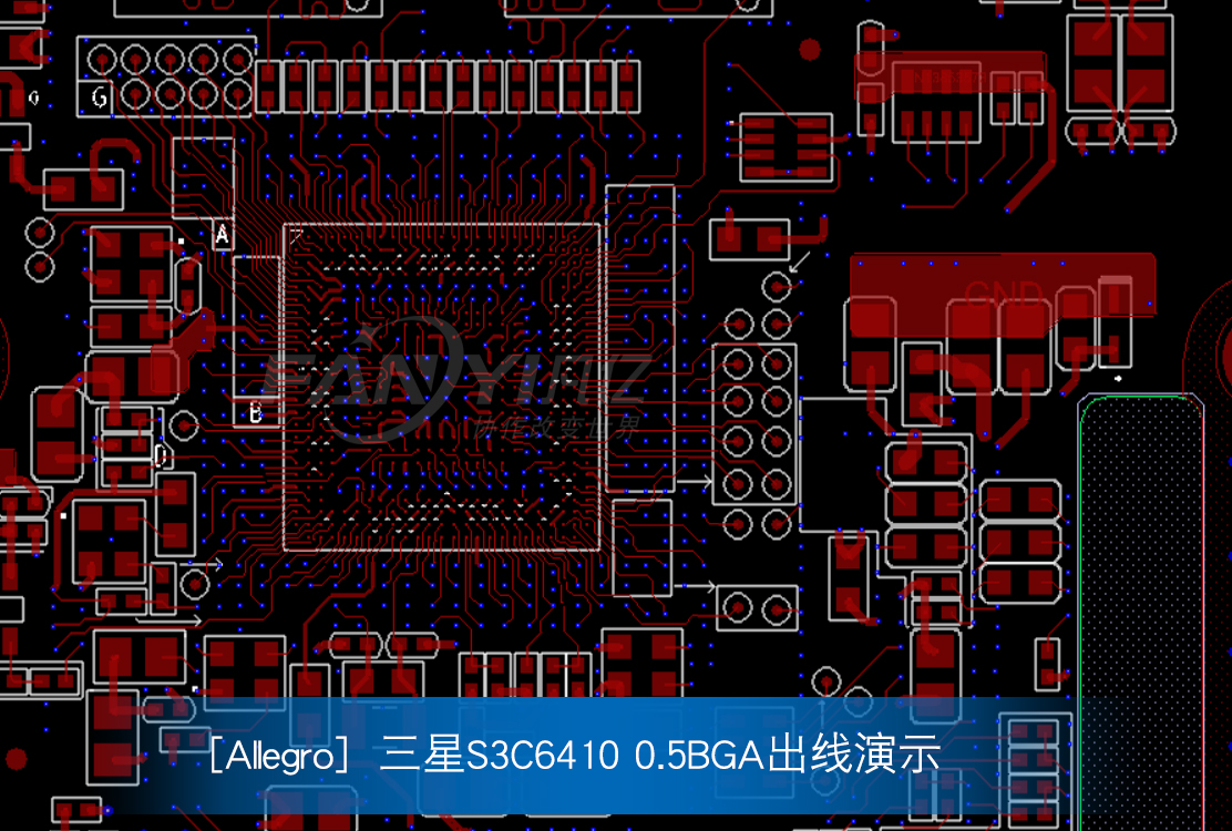S3C6410 0.5BGA  Wiring